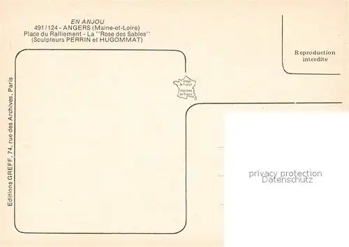 Angers Place du Ralliement La Rose des Sables Angers