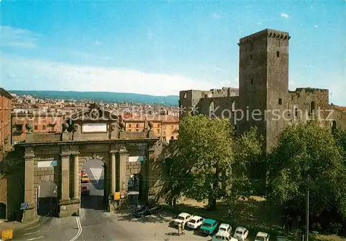 Viterbo Porta Fiorentina Rocca dell Albornoz e mura castellane Viterbo