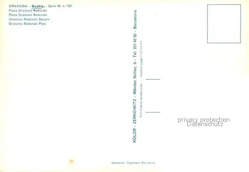 Guadix Plaza Onesimo Redondo Guadix