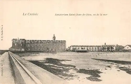 Le_Croisic Sanatorium Saint Jean de Dieu vu de la mer Le_Croisic