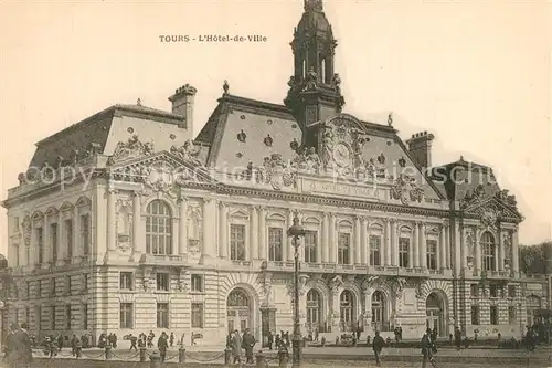 Tours_Indre et Loire Hotel de Ville Rathaus Tours Indre et Loire