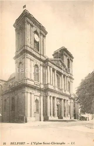 Belfort_Alsace Eglise Saint Christophe Belfort Alsace