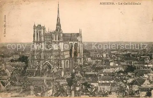 Amiens Vue panoramique et la Cathedrale Amiens