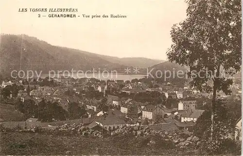 Gerardmer_Vosges Vue prise des Rochires Gerardmer Vosges