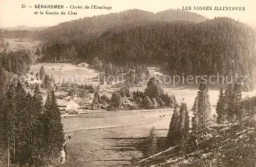 Gerardmer_Vosges Chalet de l Ermitage et la Goutte du Chat Collection Les Vosges pittoresque Gerardmer Vosges