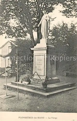 Plombieres les Bains_Vosges La Vierge Monument Statue Plombieres les Bains