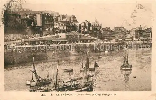 Le_Treport Avant Port et Quai Francois 1er Le_Treport