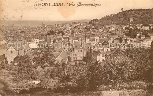 Honfleur Vue panoramique Honfleur