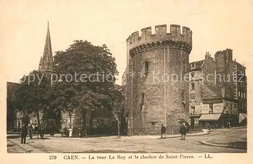 Caen Tour Le Roy et Clocher de l Eglise Saint Pierre Caen