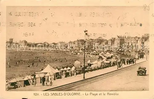 Les_Sables d_Olonne La plage et le remblai Les_Sables d_Olonne