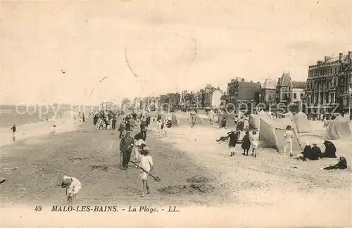 Malo les Bains La plage Malo les Bains