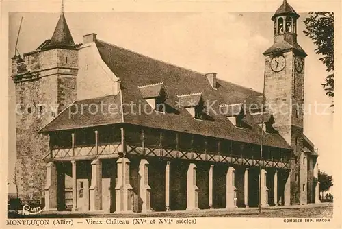 Montlucon Vieux chateau XVe et XVIe siecles Montlucon