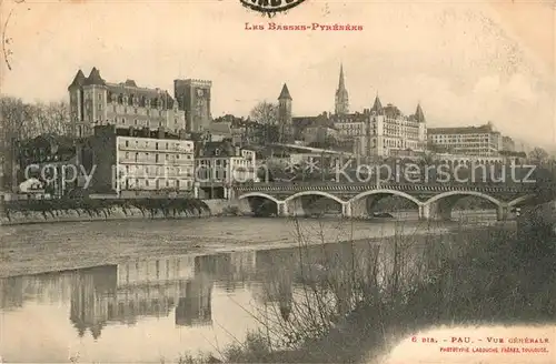 Pau Vue generale Pont Pau