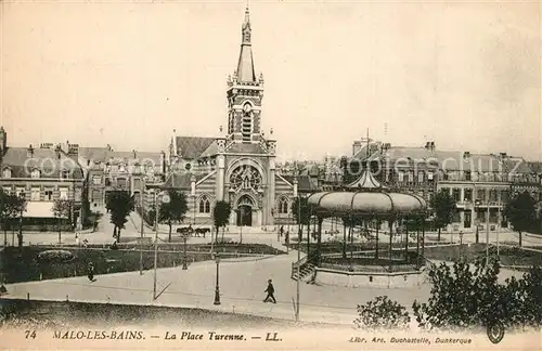 Malo les Bains La Place Turenne Malo les Bains