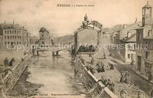Epinal_Vosges a 5 heures du matin Epinal Vosges