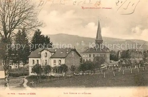 Ramonchamp Les Ecoles et l Eglise Ramonchamp