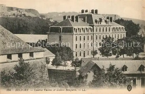 Belfort_Alsace Caserne Vauban et anciens Remparts Belfort Alsace