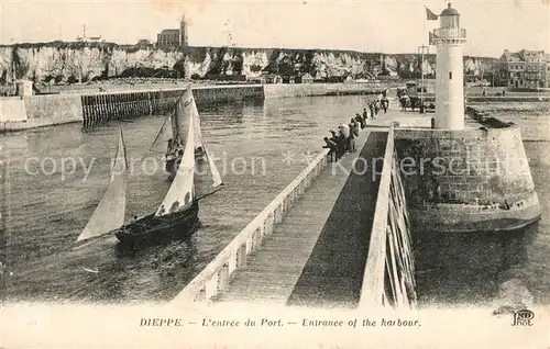 Dieppe_Seine Maritime Entree du Port Dieppe Seine Maritime