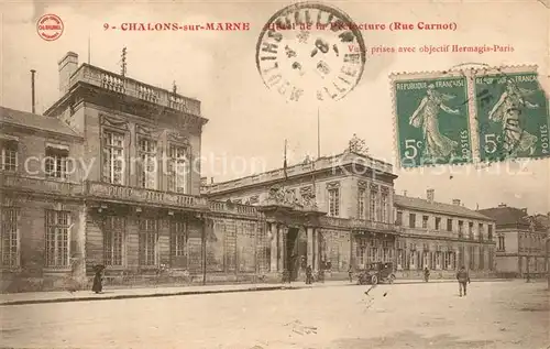 Chalons sur Marne Hotel de la Prefecture Rue Carnot 