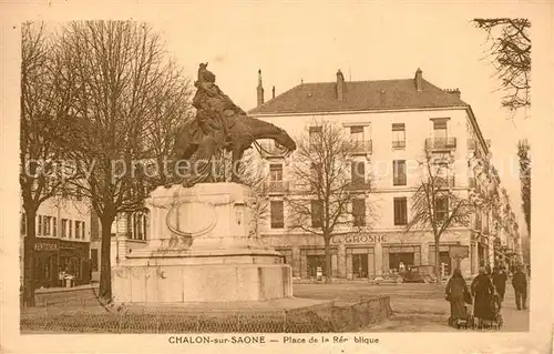 Chalon sur Saone Place de la Republique Chalon sur Saone