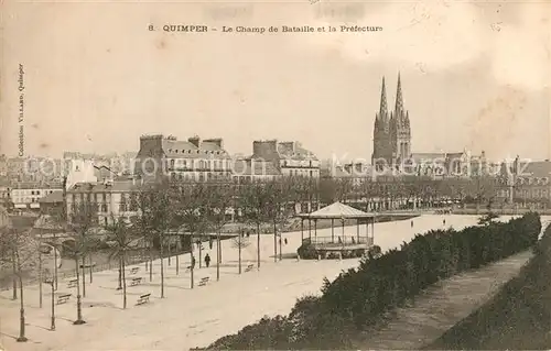 Quimper Le Champ de Bataille et la Prefecture Quimper