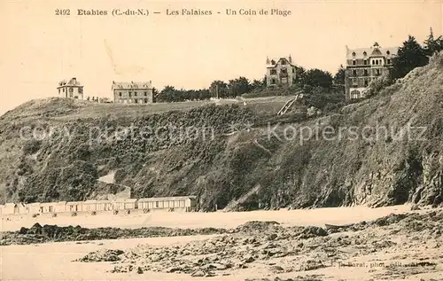 Etables_les_Grottes Les Falaises Un Coin de Plage Etables_les_Grottes