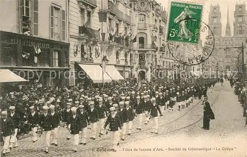 Orleans_Loiret Fetes de Jeanne dArc Societe de Gymnastique La Guepe Orleans_Loiret