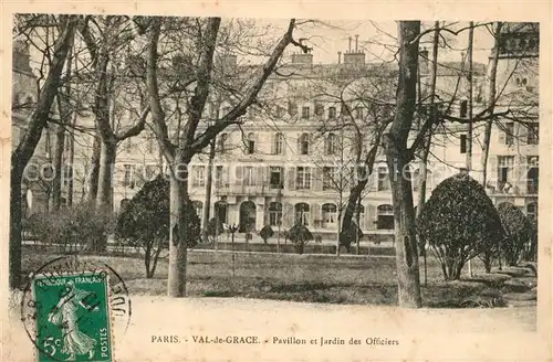 Paris Hopital Val de Grace Pavillon et Jardin des Officiers Paris