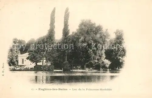 Enghien les Bains Lac de la Princesse Mathilde Enghien les Bains