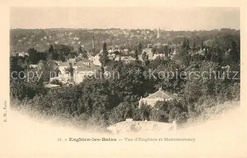Enghien les Bains Vue panoramique d Enghien et Montmorency Enghien les Bains
