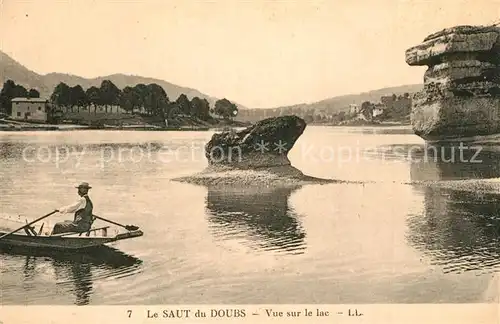 Villers le Lac Le Saut du Doubs vue sur le lac Villers le Lac