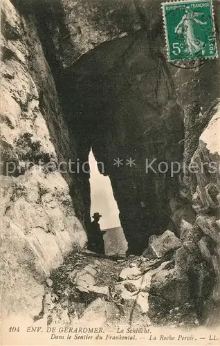 Gerardmer_Vosges La Schlucht Sentier du Frankental Roche Percee Gerardmer Vosges