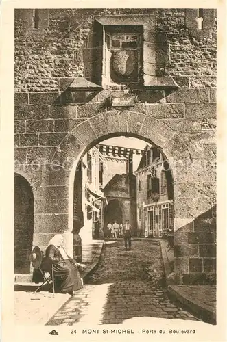 Mont Saint Michel Porte du Boulevard Mont Saint Michel