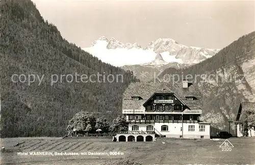 Bad_Aussee_Steiermark Hotel Wasnerin mit Dachstein Bad_Aussee_Steiermark