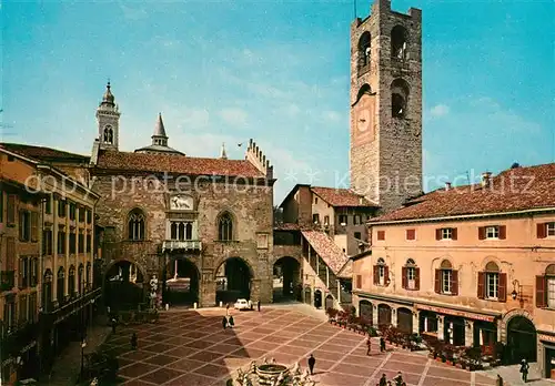 AK / Ansichtskarte Bergamo Piazza Vecchia Bergamo