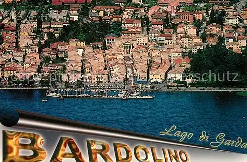 AK / Ansichtskarte Bardolino_Lago_di_Garda Stadt am Gardasee Fliegeraufnahme Bardolino_Lago_di_Garda