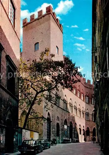 AK / Ansichtskarte Siena Palazzo Chigi Saracini Siena