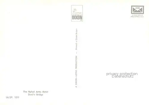 AK / Ansichtskarte Devils_Bridge The Hafod Arms Hotel 
