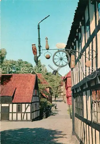 AK / Ansichtskarte Aarhus Den gamle By Altstadt Fachwerkhaeuser Aarhus