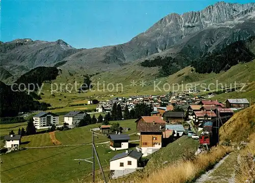 AK / Ansichtskarte Bugnei Panorama Blick gegen Rueras Milez und Oberalp Pass Bugnei