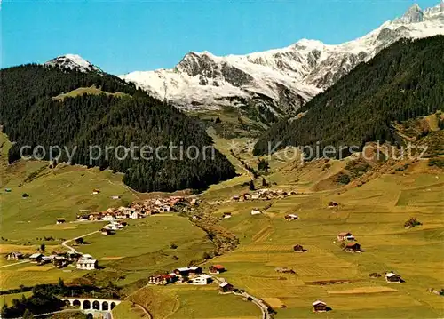 AK / Ansichtskarte Segnas Panorama Buendner Oberland Alpen Segnas