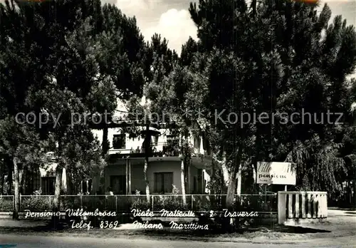 AK / Ansichtskarte Milano_Marittima Pensione Villombrosa Milano_Marittima