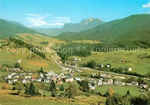 AK / Ansichtskarte Russbach_Pass_Gschuett Panorama mit Plassen im Hintergrund Russbach_Pass_Gschuett