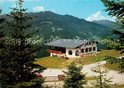 AK / Ansichtskarte Zell_Ziller_Tirol Bergrestaurant Wiesn Alm Zillertaler Alpen Zell_Ziller_Tirol