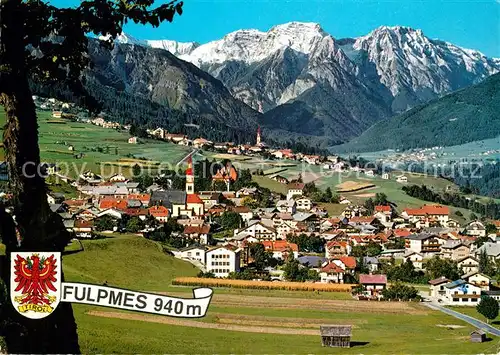 AK / Ansichtskarte Fulpmes_Tirol und Telfes im Stubaital Blick gegen Bettelwurf Stubaier Alpen Fulpmes Tirol