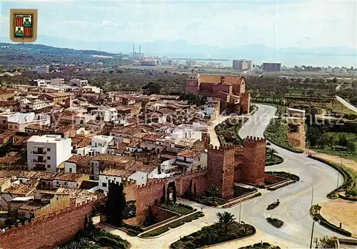 AK / Ansichtskarte Alcudia_Mallorca Murallas romanas al fondo il puerto vista Alcudia Mallorca