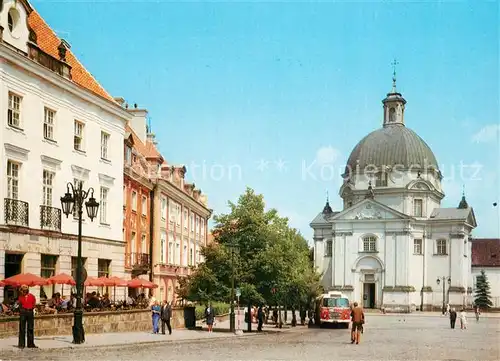 AK / Ansichtskarte Warszawa Stadtplatz Kirche Warszawa