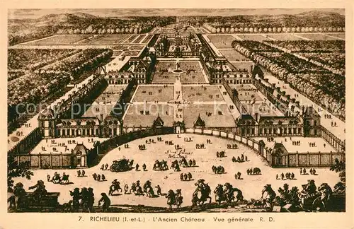 AK / Ansichtskarte Richelieu Ancien Chateau Richelieu
