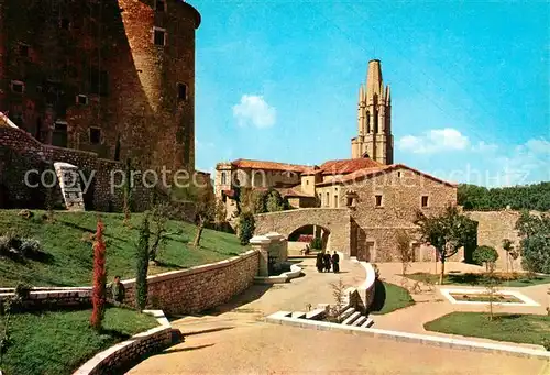 AK / Ansichtskarte Gerona Das steinige Gedicht seiner Archeologischen Promenade Gerona