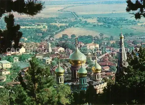 AK / Ansichtskarte Schipka Blick auf die Stadt mit Kirchen Schipka